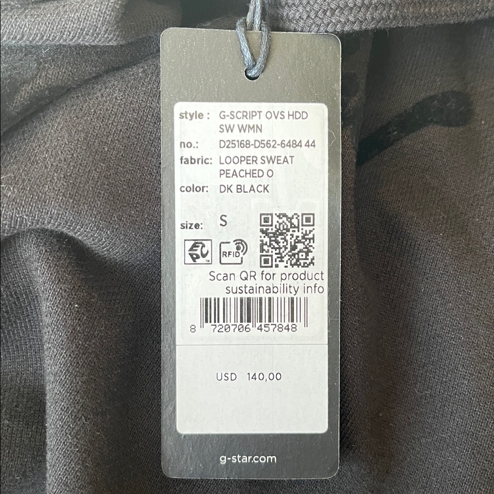 G-Script Oversized Hooded Sweater - Picture 7 of 10
